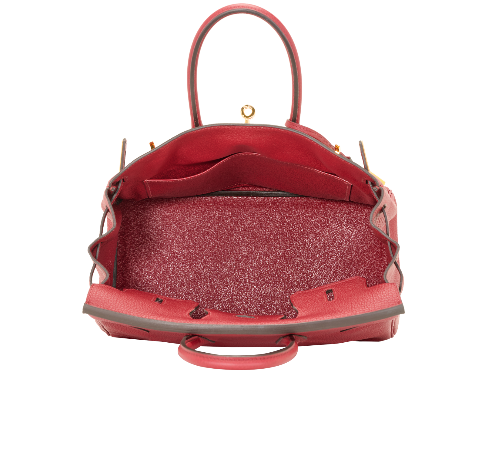 Birkin 25 In Togo Rouge Grenat, &pound;16,000, Handbags, Burgundy, Leather, Other view